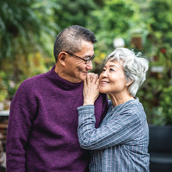 Older couple smiling together. Read about Gifts of Cash, Checks, and Credit Cards Older couple smiling together. Read about Gifts of Cash, Checks, and Credit Cards